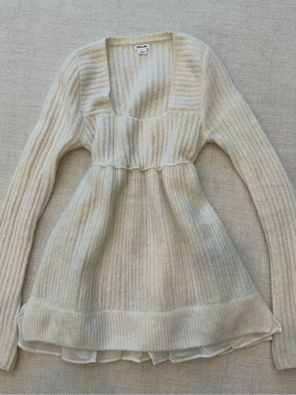 Urban Outfitters Kimichi Blue Hannah Ruffle Trim Babydoll Dress